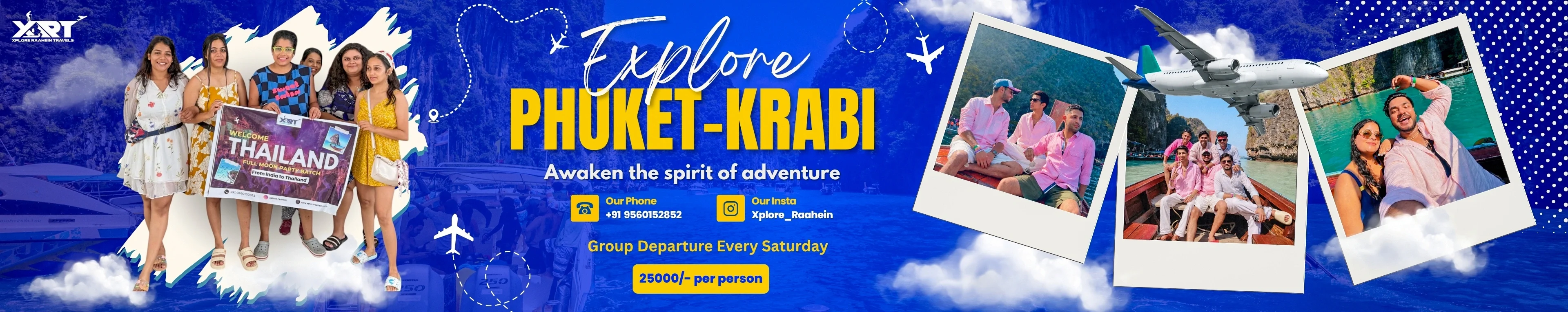 Explore
PHUKET-KRABI Awaken the spirit of adventure 25000/- per person
